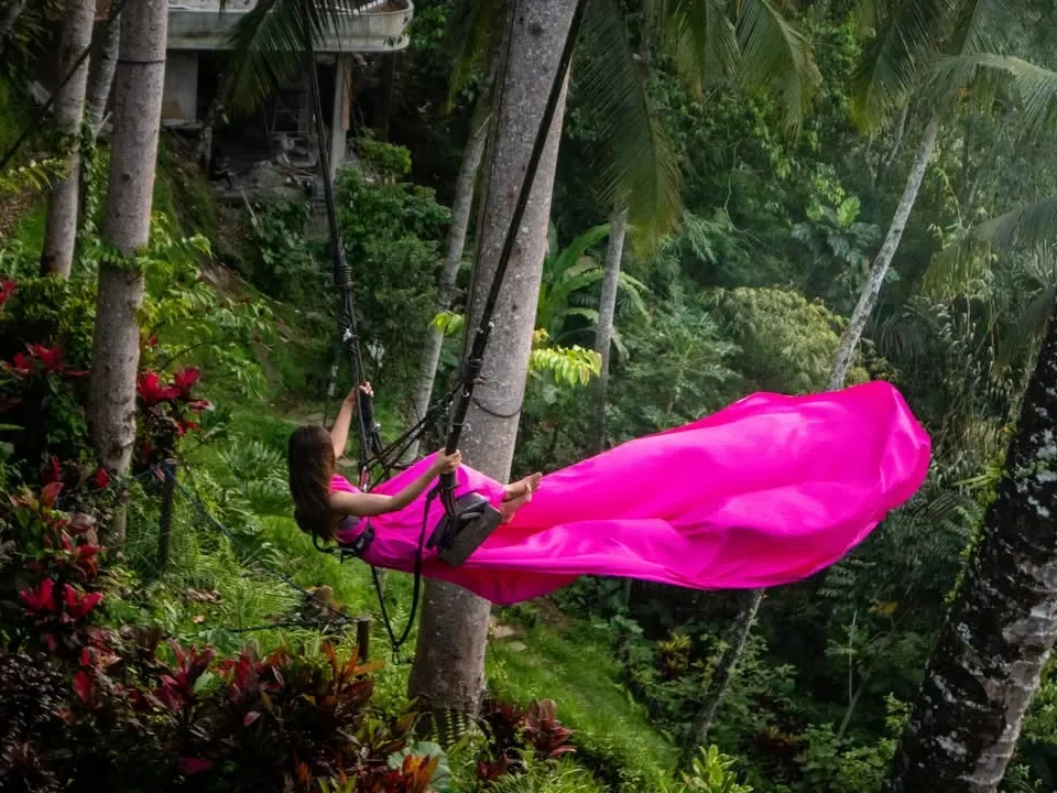 Capture the Best Ubud Swing Photo at D'alas Experience the Best Ubud Jungle Swing View at D'alas